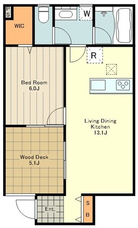 エコリビングステージ上北台 北棟の物件間取画像